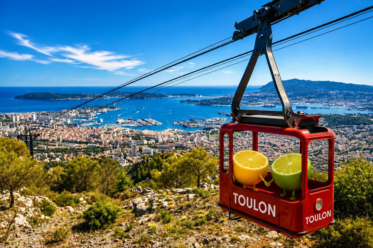 Vue de Toulon