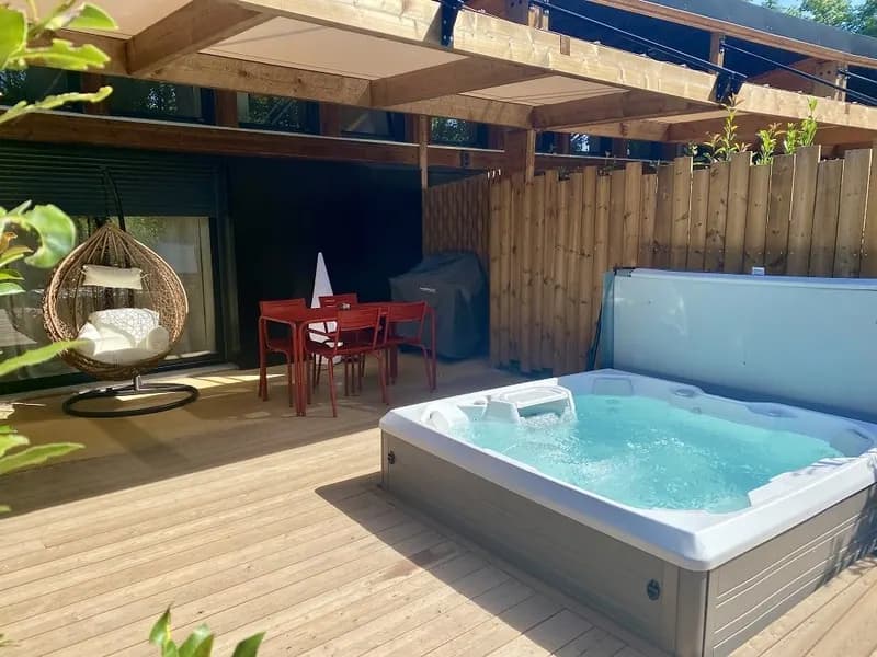 Ecolodge avec jacuzzi