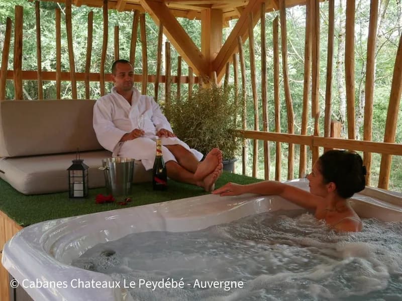Cabane Château & Spa privé - Peydébé