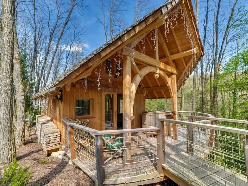 Domaine de Mieslot - Cabane Spa des Cyprès