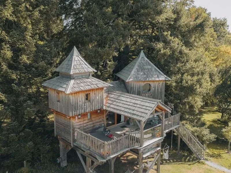 Cabanes dans les arbres - Chateau de Memanat · photo 1