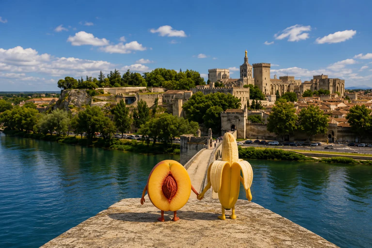 Vue de Avignon